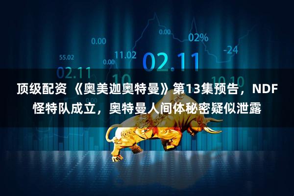 顶级配资 《奥美迦奥特曼》第13集预告，NDF怪特队成立，奥特曼人间体秘密疑似泄露