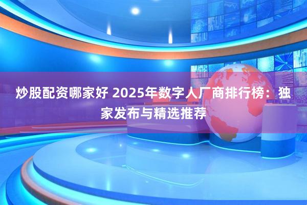 炒股配资哪家好 2025年数字人厂商排行榜：独家发布与精选推荐